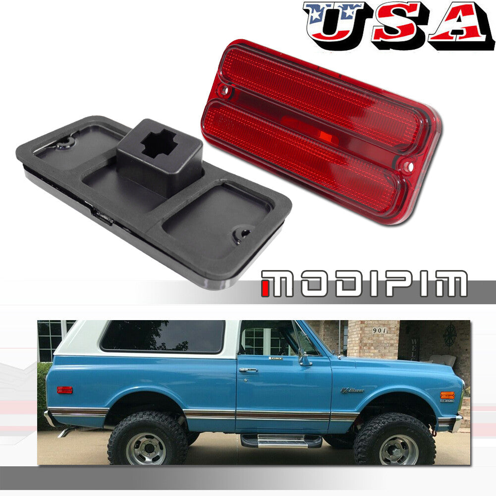 For 1968-72 for C10 for GMC Pickup Trucks LED Side Marker Turn Signals Red for - v
