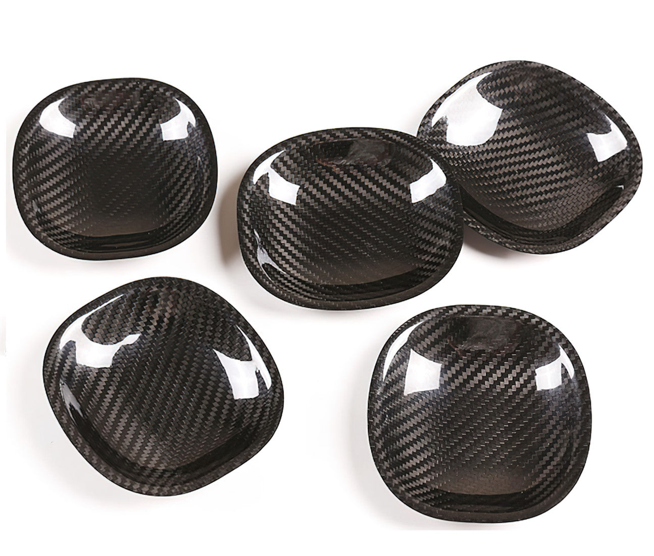 for Benz G-Class G500 G55 G63 19-24 Exterior Door Handle Bowl Cover Real Carbon n