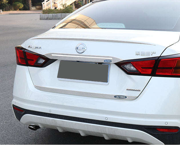 Steel Rear Tailgate Door Trunk Lid Protection Trim For Altima 2019-2020 B n