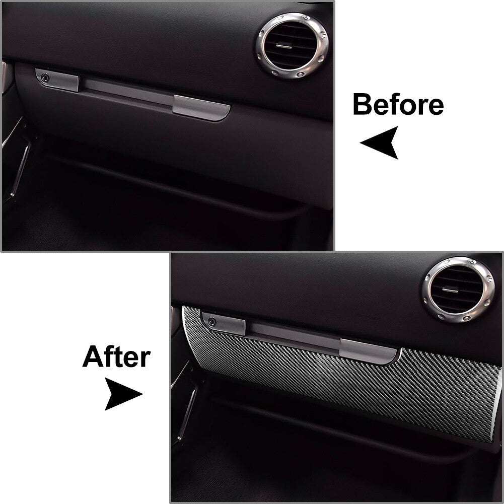 LHD Dashboard Copilot Glove Box Panel Cover Trim for Audi TT 8N 2001-2006 03