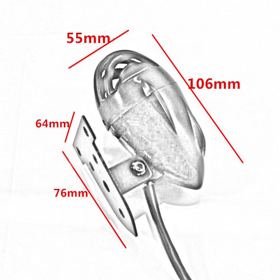 Motorcycle Chrome for Mini Rear Bullet Tail Brake Light for Harley Bobber Chopper Q