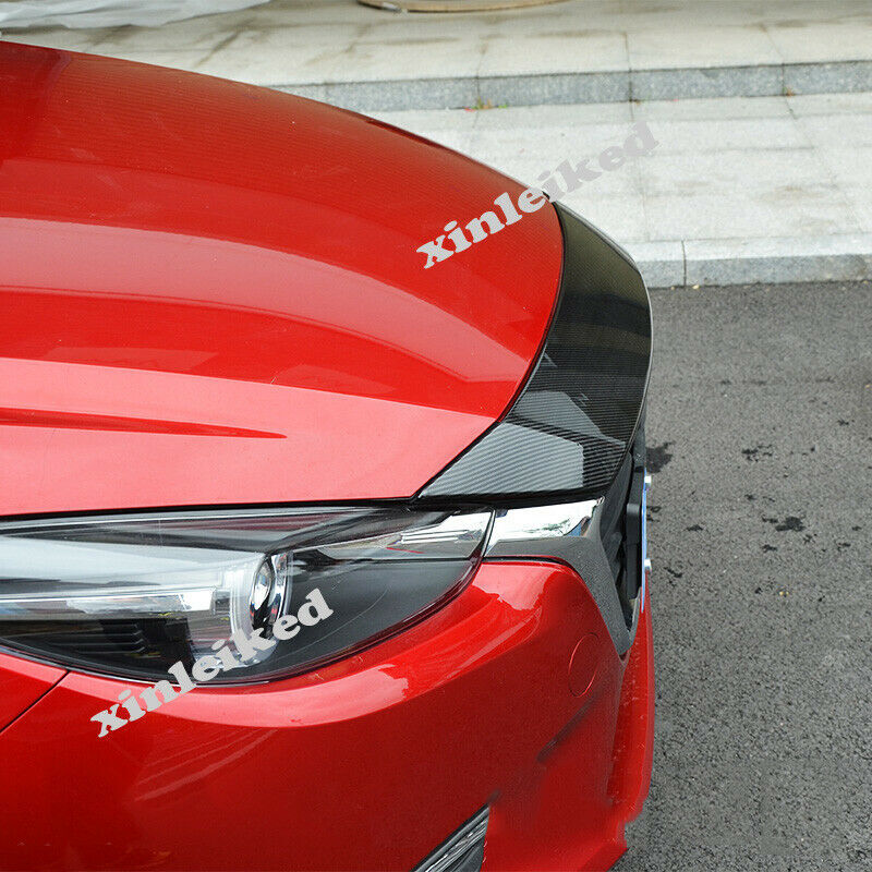 Front Bumper Upper Grille Top Trim Hood Molding Trim for Mazda 3 Axela 2017-2018