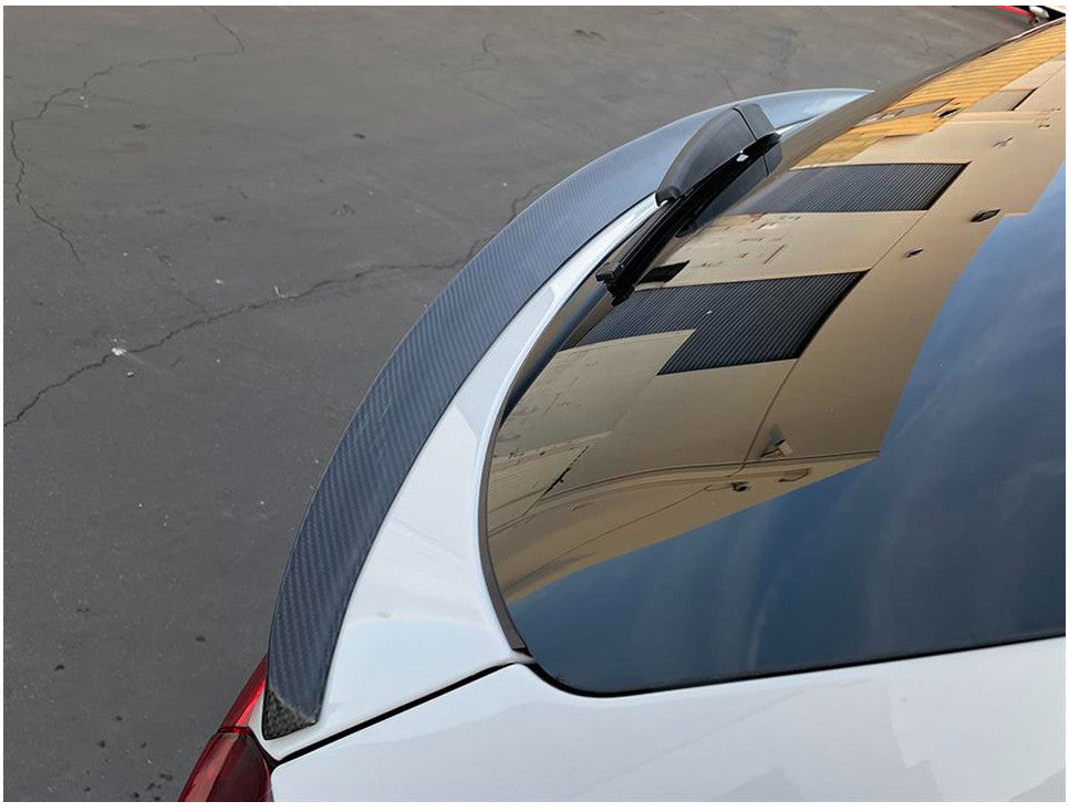 for BMW X3 G01 F97 X3M IX3 2019-2022 Real Carbon Fiber Rear Middle Spoiler Wing