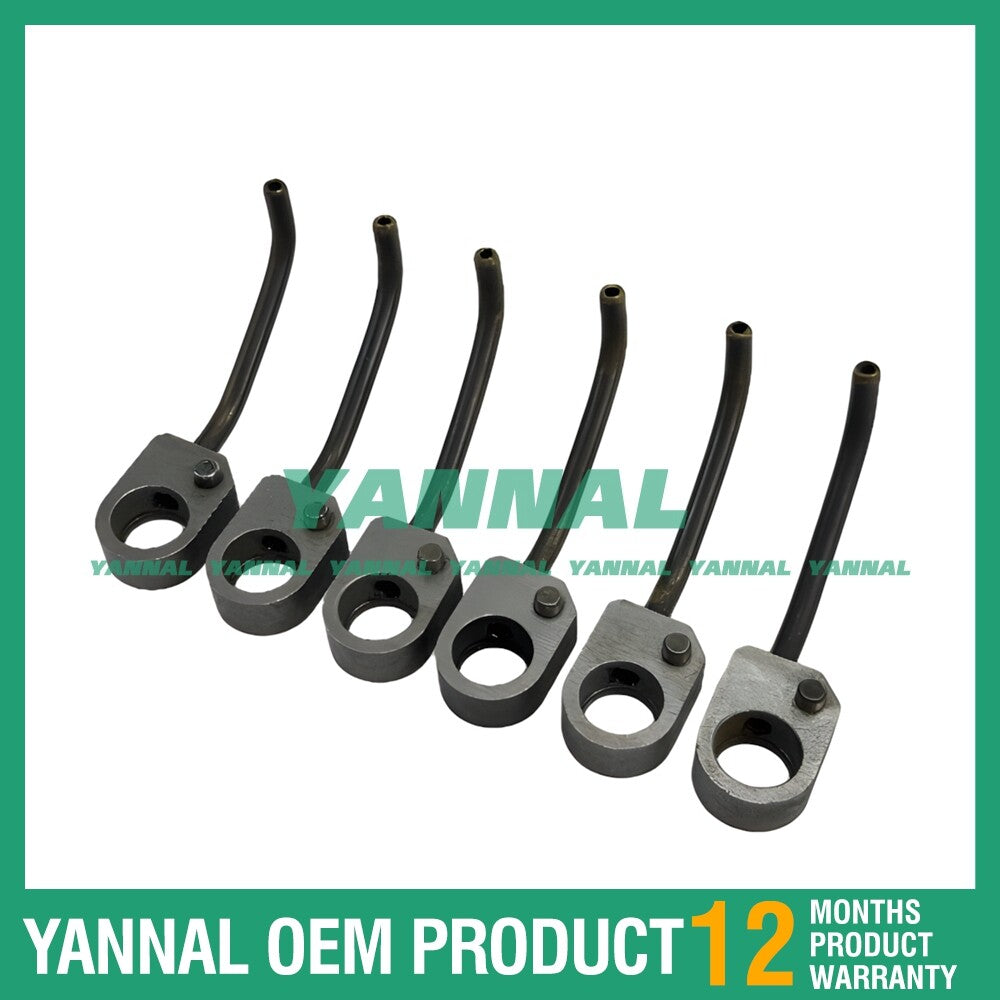 6-pack of /Develon DB58 excavator engine oil nozzles