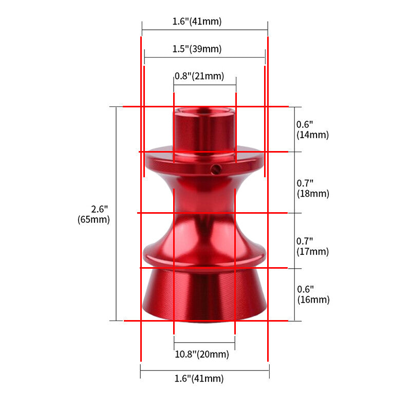 Red Manual Shifter Reverse Lock Out Lifter Lever Replacement for Subaru  for ford  Q