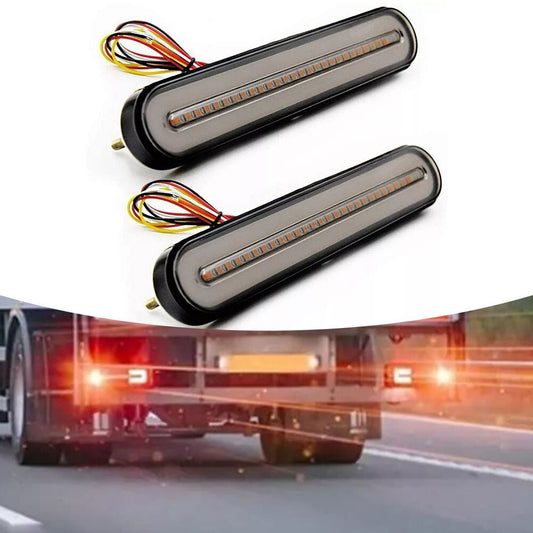 LED Car Strobe Brake Flowing Turn Signal Rear Tail Light Truck Trailer Lamp