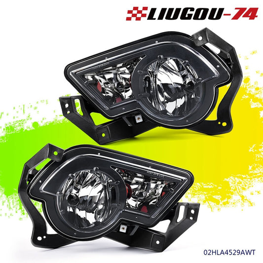 Left and right fog lights with cladding fit for 02-06 Avalanche 1500 2500 v