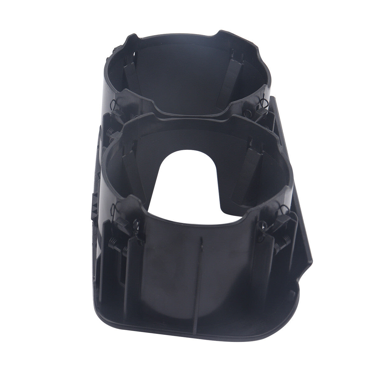 Black beverage cup holder for W205, C-Class, W213, E-Class, and W253 center console. n