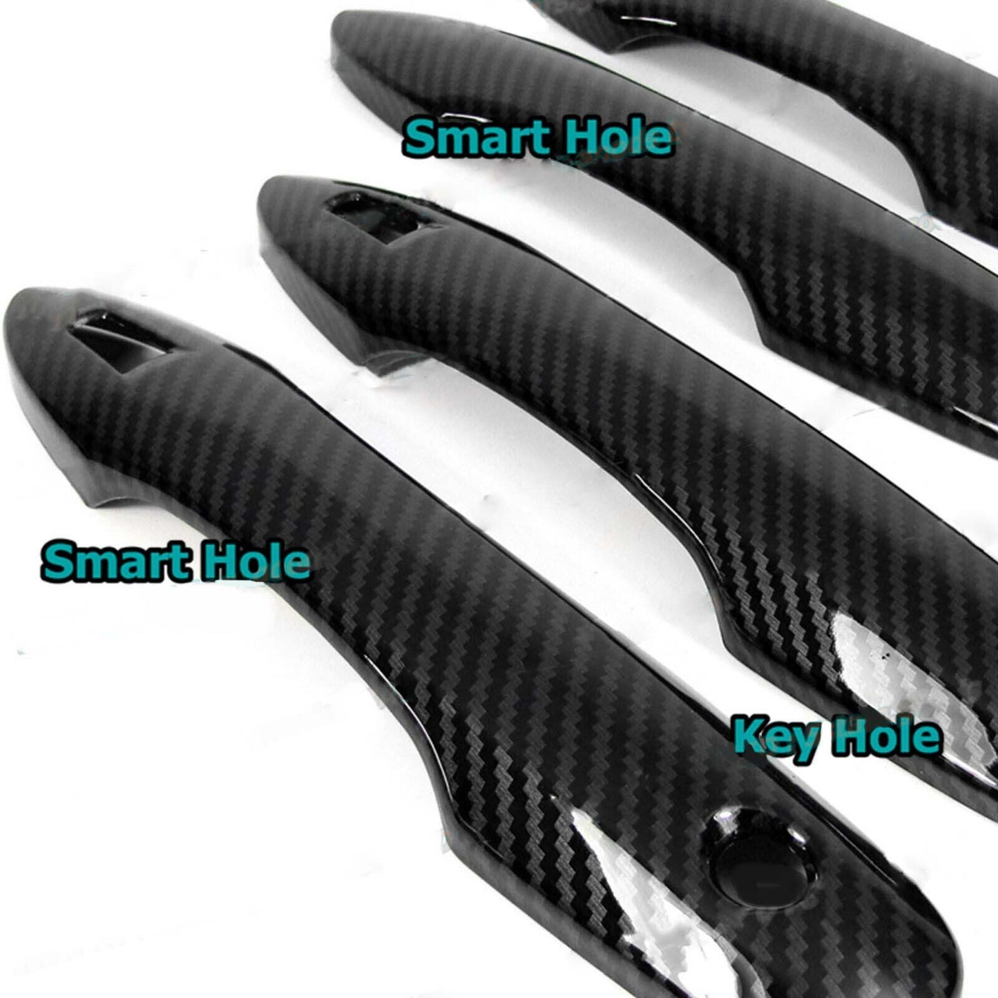 For 20-23 for Toyota for Corolla Sedan Carbon Fiber Side for Smart Door Handle Cover
