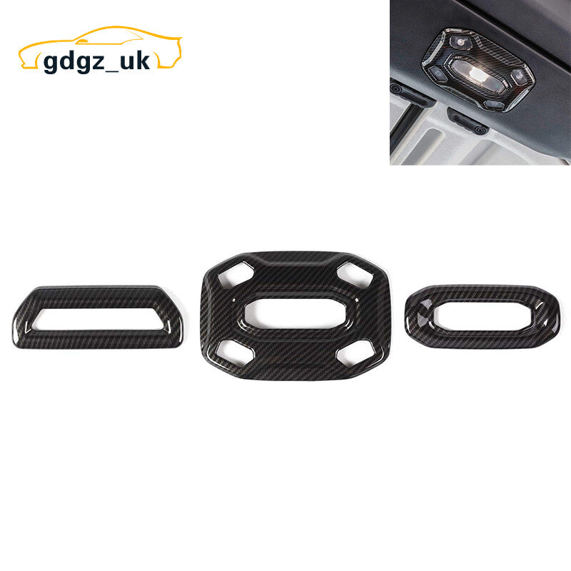Top Roof Reading Light Cover Trim Bezel Lamp Panel Cover Decor for Jeep 2018-23