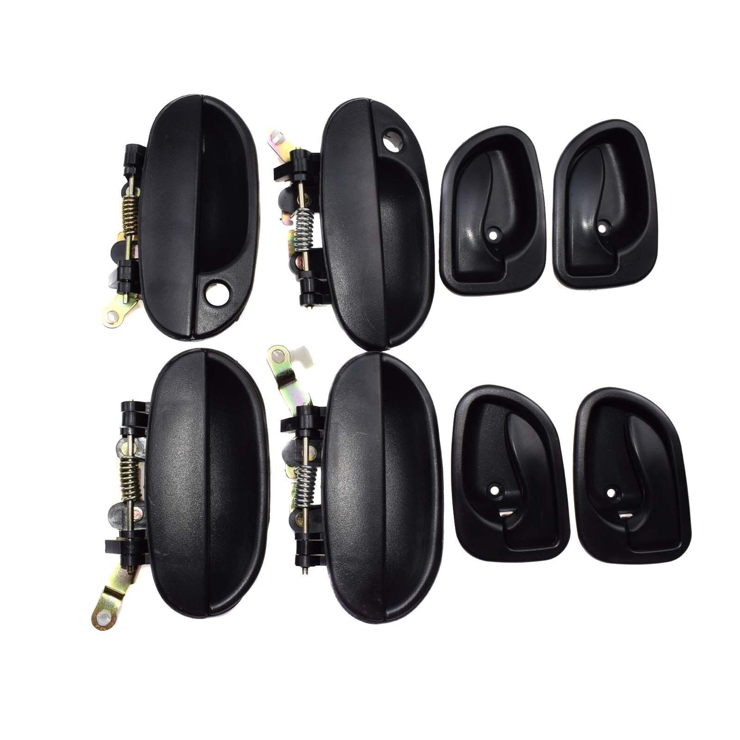 for Hyundai Accent 95-99 4x Outside + 4x Inside Door Handle Front Rear LH RH