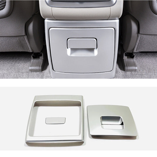 for Hyundai Kona 2018-2022 Carbon Fiber Inner Steering Wheel Button Frame Cover v