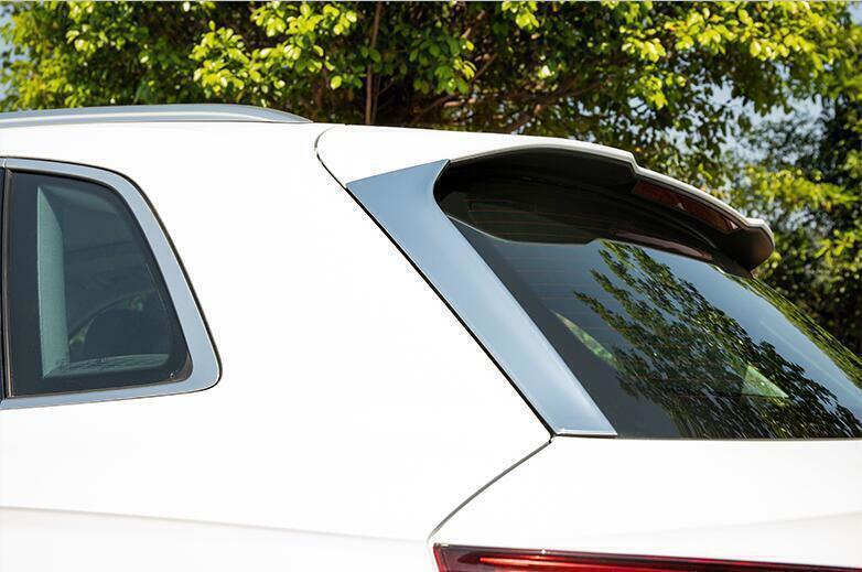 for Audi Q5 2018-2024 ABS Chrome Rear Both SidesTrunk Spoiler Wing Flap Trim 2P