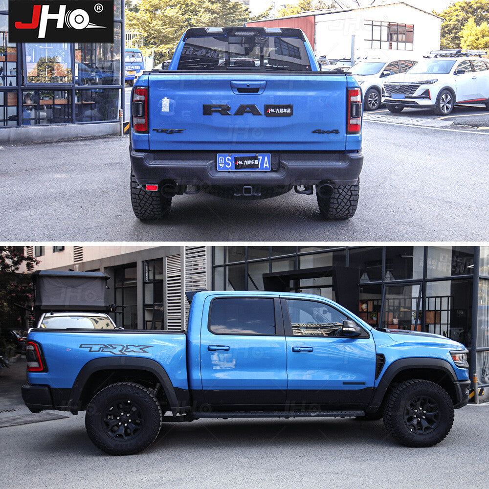 Rear Window Roof Sun Rain Shade Vent Visor Spoiler for Dodge for RAM TRX 2021-2023