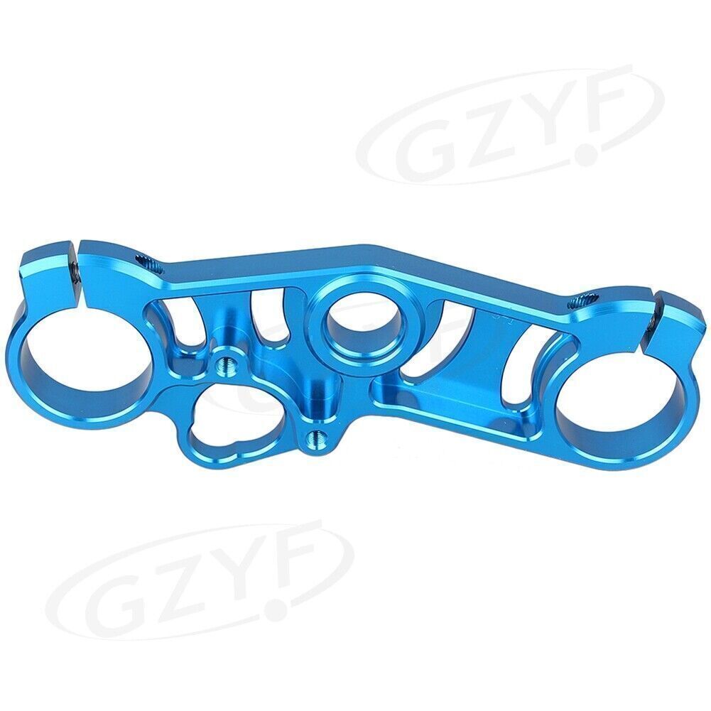 for Suzuki GSXR600/750 06-09  GSXR1000 2007 08 Upper Top Clamp Triple Tree Blue