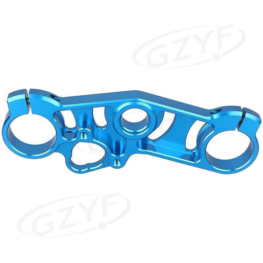 for Suzuki GSXR600/750 06-09  GSXR1000 2007 08 Upper Top Clamp Triple Tree Blue
