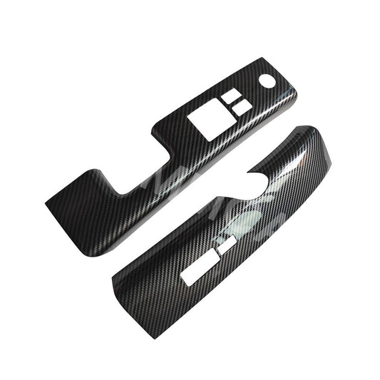 Car Window Lifter Switch Covers Accessories Fit for Nissan 350z Z33 2006-2008 Q