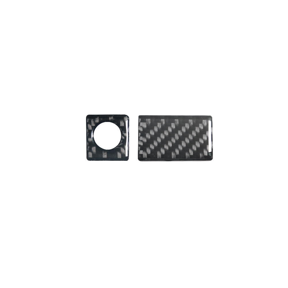 2x for Toyota Celica 2001-2005 Carbon Fiber for Co -pilot Glove Box Handle Cover Trim
