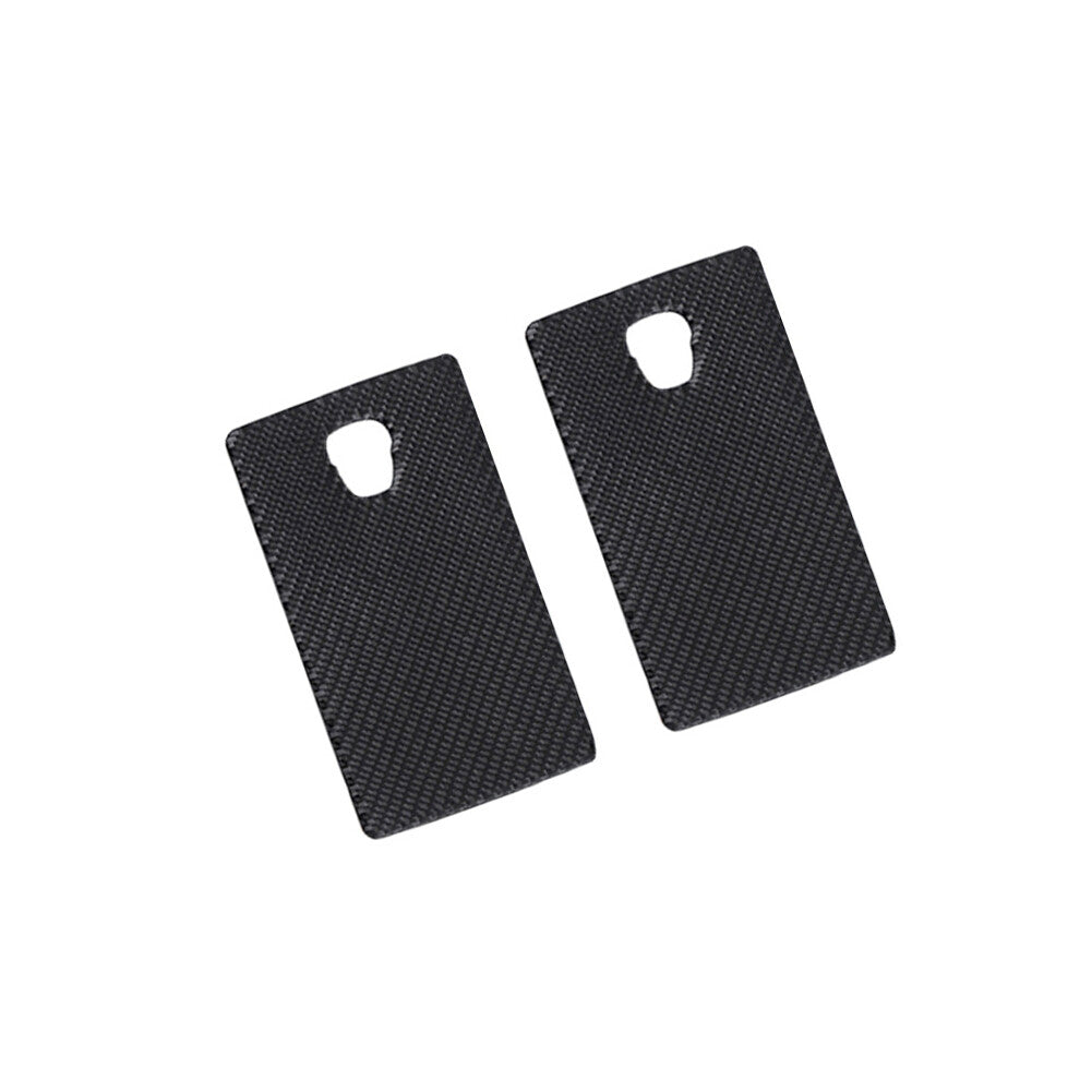 2X Carbon Fiber Front Window Lift Panel Cover Trim for Honda for Civic Si 2002-2005 v
