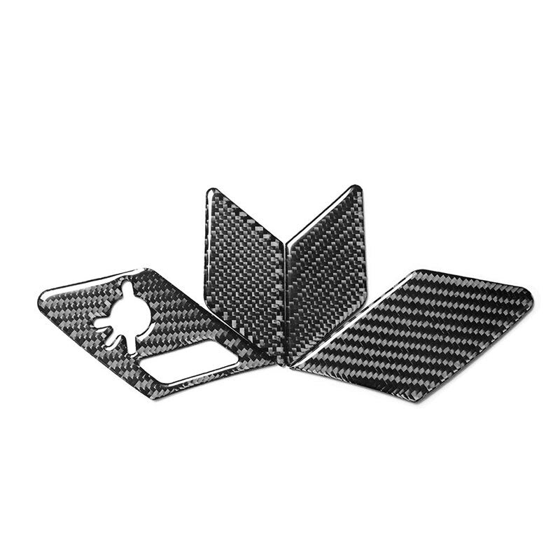 Carbon Fibre Door Locker Switch Trim for VW for Golf 7 MK7 2014-2019