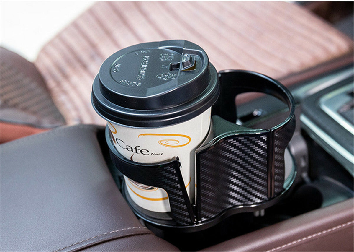 Phone Storage Box Drinking Bottle Cup Holder ABS Rubber For Car Center Console Q