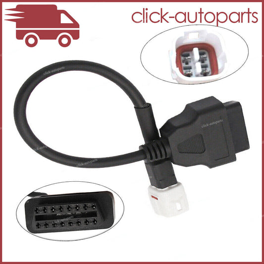 for Yamaha R1 R6 MT09 OBD2 OBDII Cable Diagnostic Adapter Connector 4Pins Q