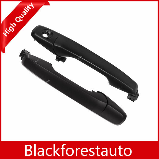 2x Exterior Door Handle Front RightLeft for Ford Explorer Edge 2011-15 Black