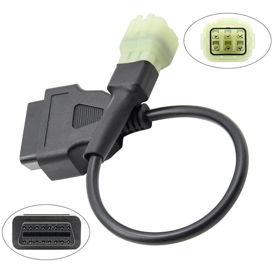 16-Pin Female Socket to 6-Ppin Male for KTM Plug For 990 LC8/1190 RC8/690 Supermoto Q