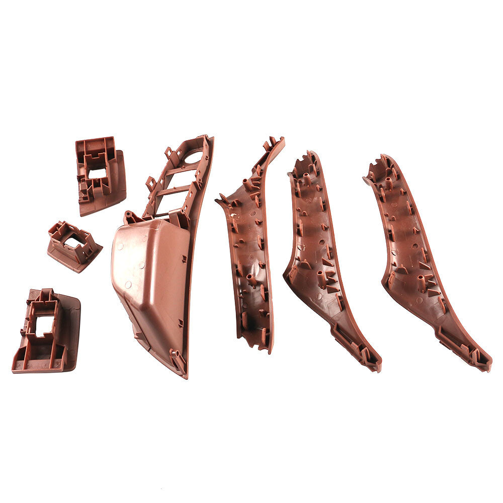 Brown Door Handle Recessed Grip Switch Panel Set for BMW 525d xDrive 530d xDrive Q