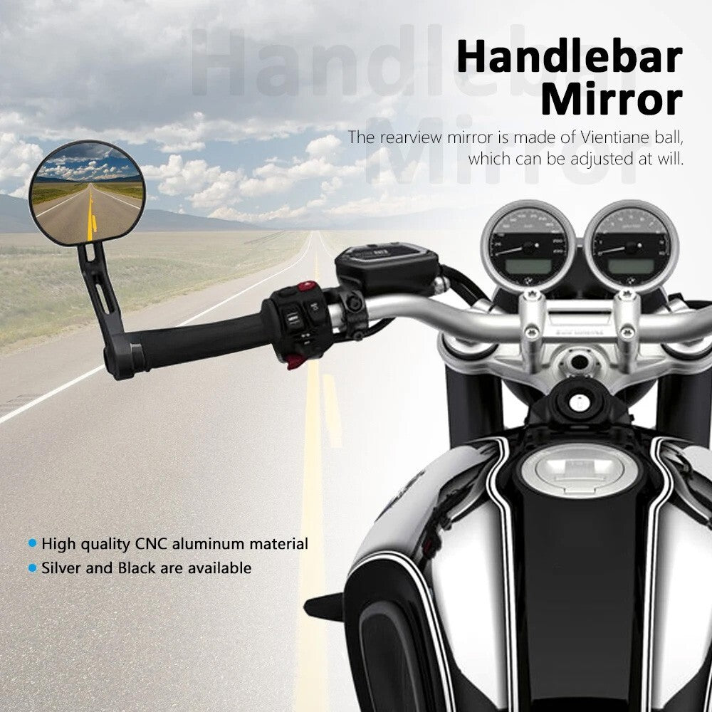 Motorcycle Handle Side Rearview Mirrors for BMW RNINET Scrambler/Pure/Urban G/S