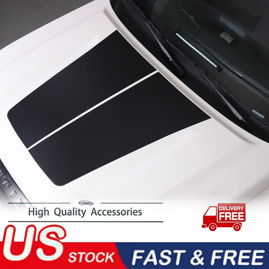 Black exterior racing car cover striped vinyl decals for Frontier 24+ n