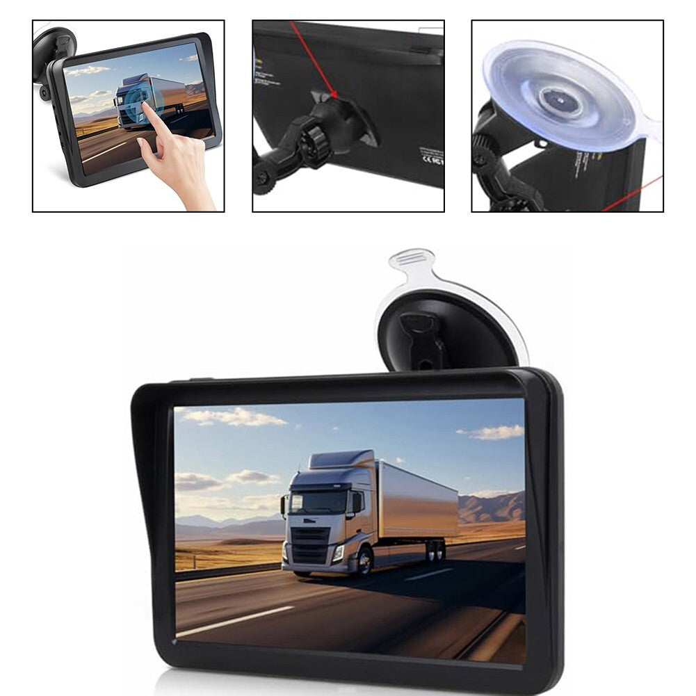 GPS for Navigator Car 9 Inch Truck GPS Commercial Drivers 2024 For US Canada Mexico