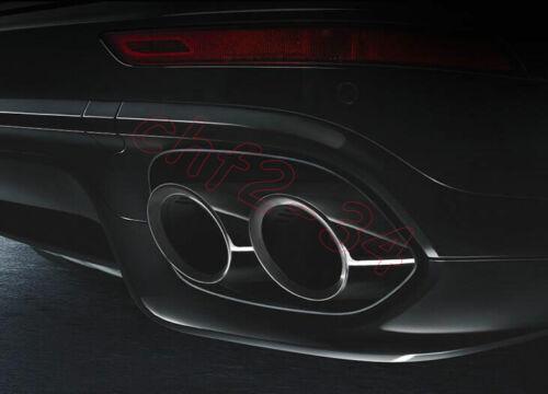 for Porsche for Cayenne Bright Black Rear Exhaust Muffler Tip Tail Pipe 2018-2022