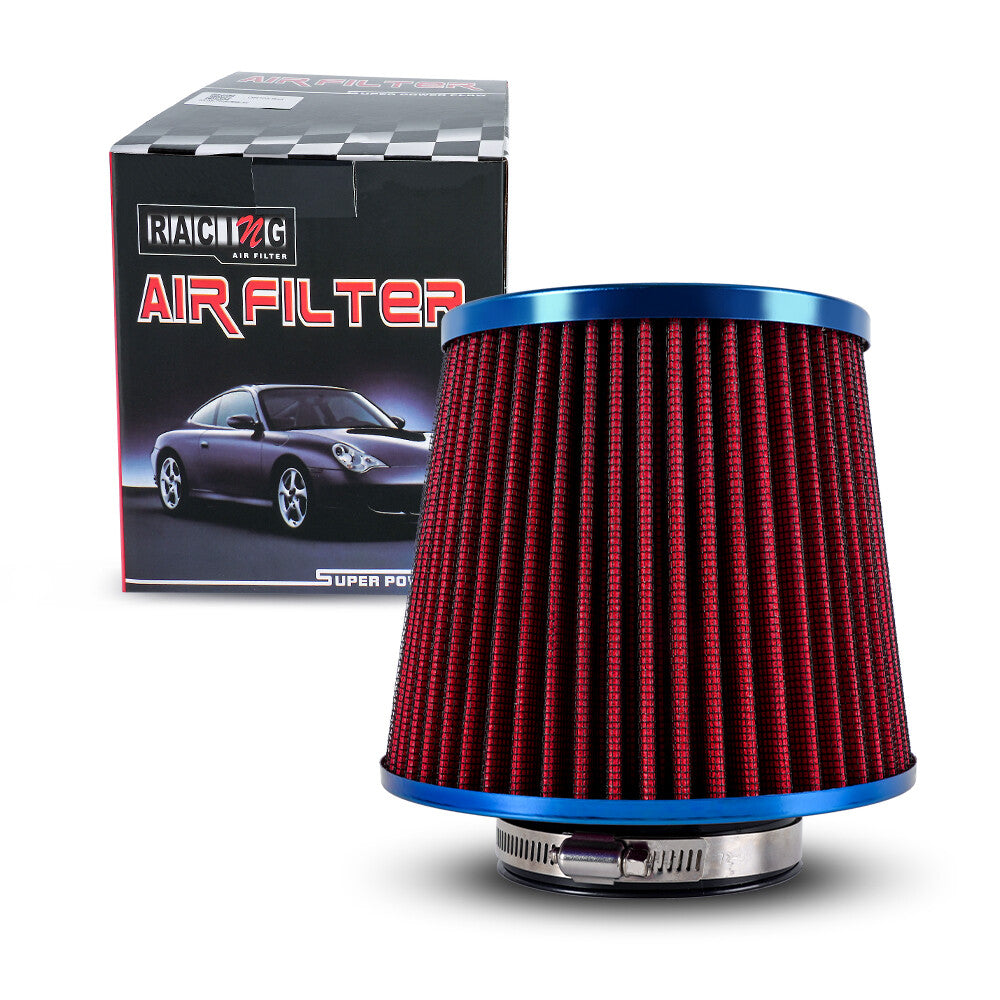 New Universal 3 76mm High Flow Inlet Air Intake Cone Filter For Car/Truck/SUV