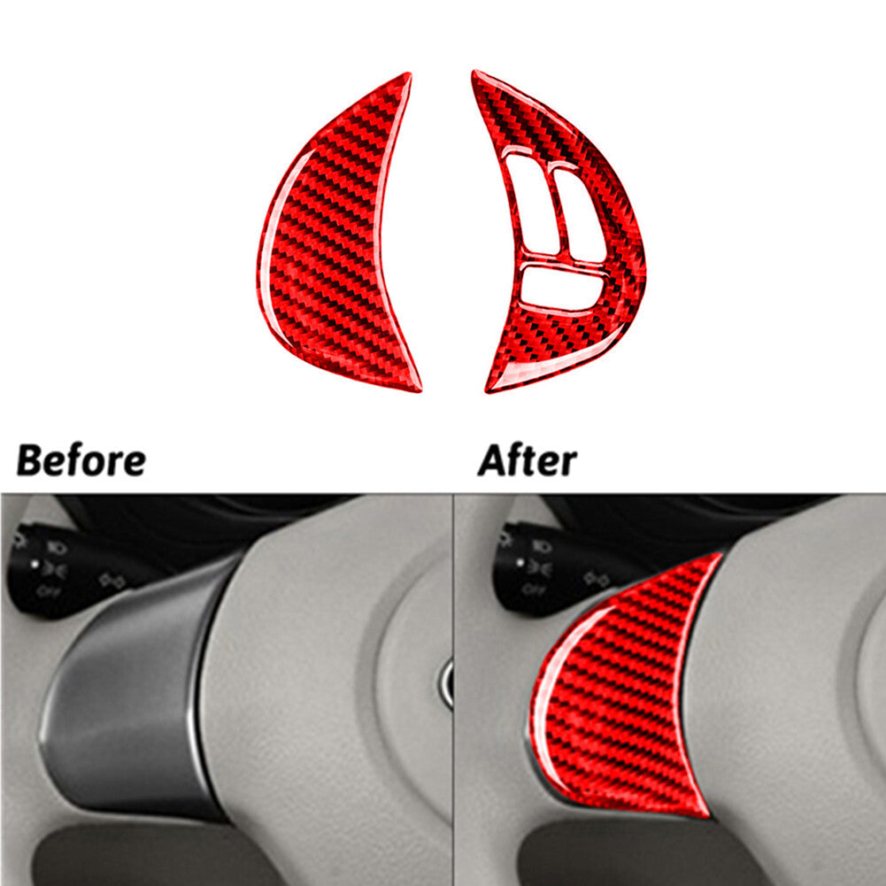 Red Carbon Fiber CD Control Panel Cover Trim For / 996 1998-2002 v
