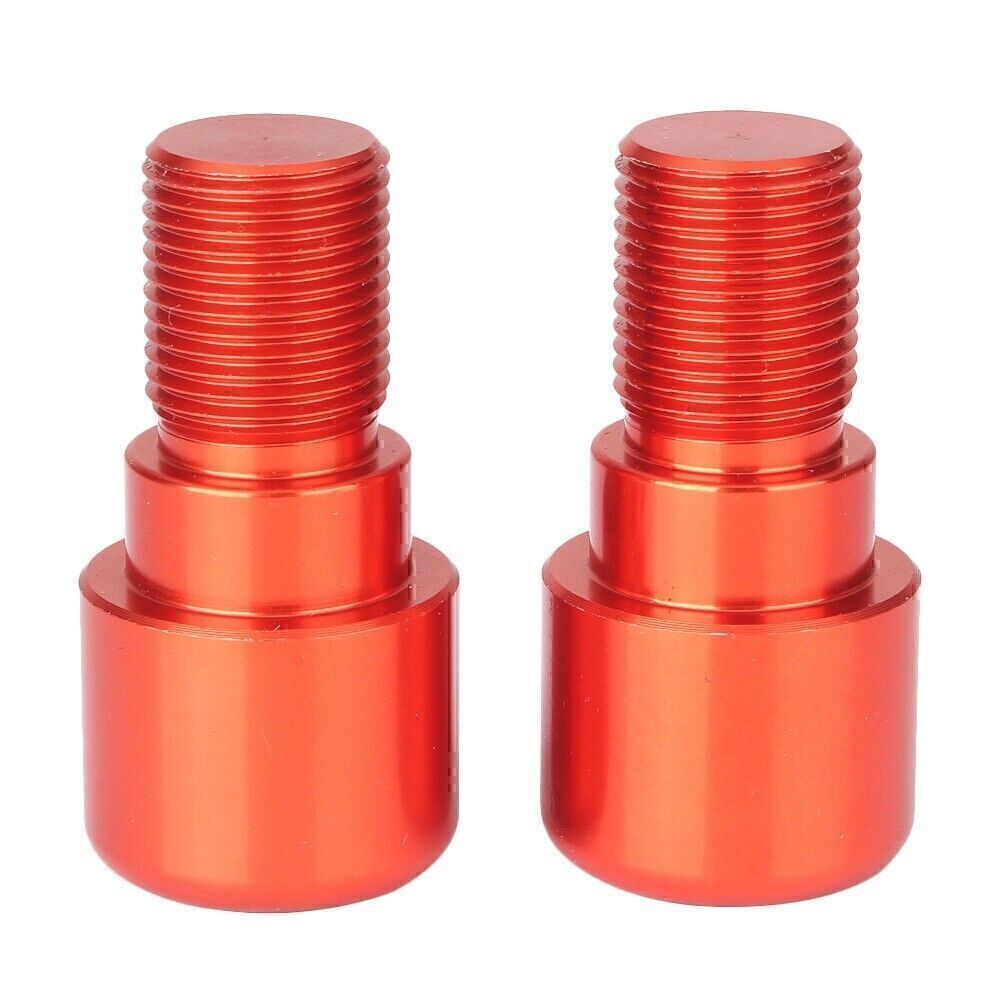 for Yamaha YZF R6 1999-05 YZF R6S 2006-12 18mm Handle Bar End Grips Plug Orange