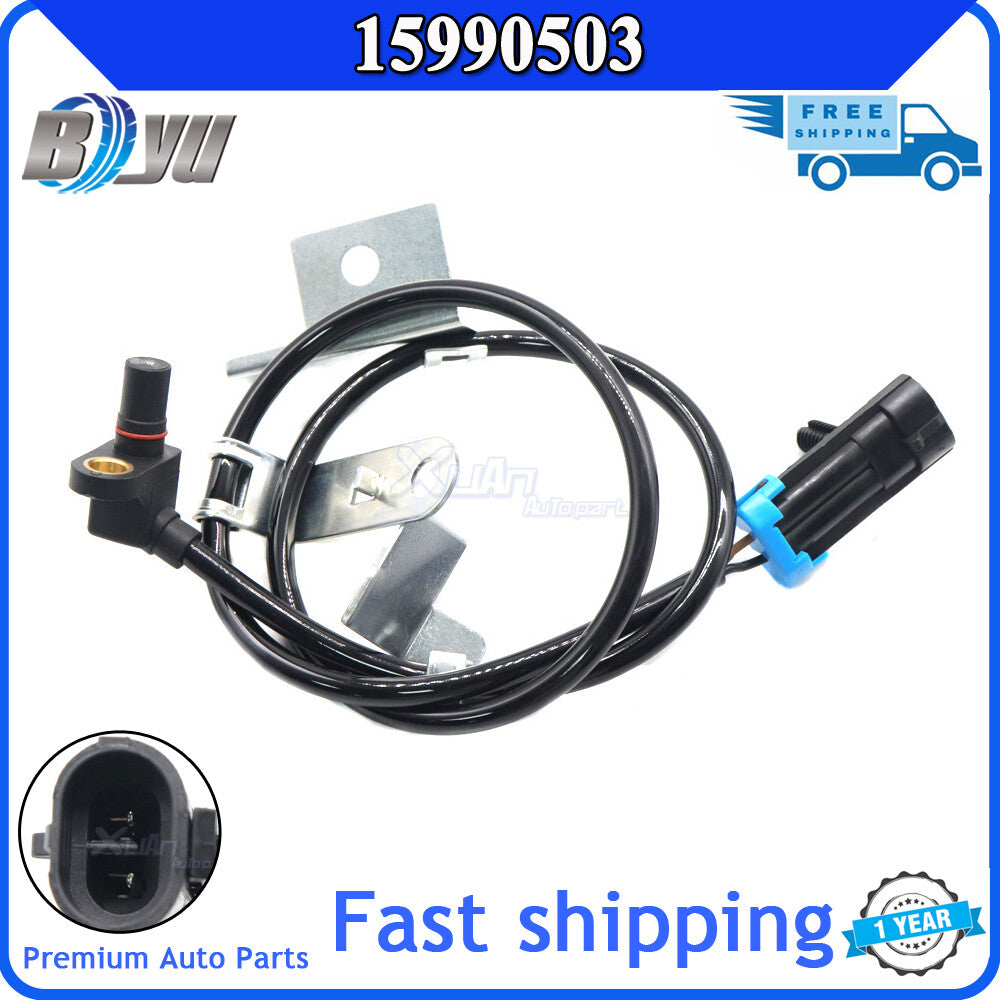 Brand new 15990503 ABS wheel speed sensor suitable for Chevrolet for GMC and for Cadillac models from 1993 to 2005.