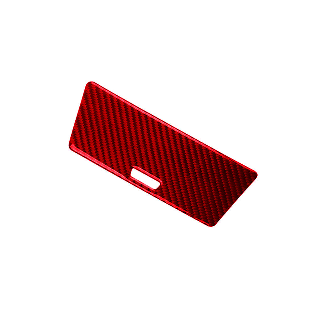 Red Carbon Fiber Cigarette Lighter Trim Panel for BMW X3 2004-2010