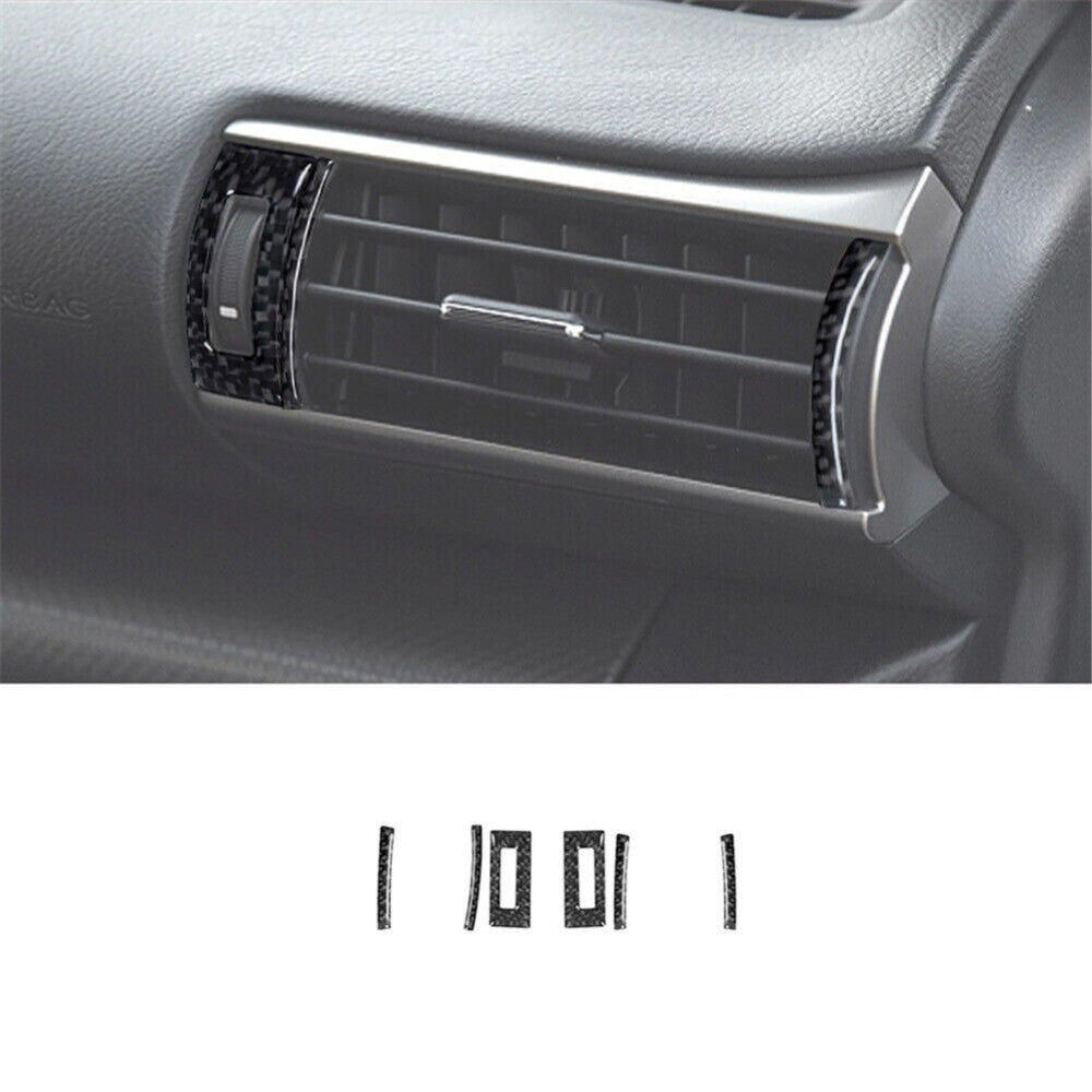 6Carbon Fiber Air Vent Outlet Cover Trim for Lexus RC300 350 200T 2015-2020 New n
