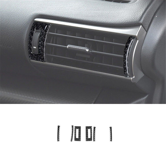 6Carbon Fiber Air Vent Outlet Cover Trim for Lexus RC300 350 200T 2015-2020 New n