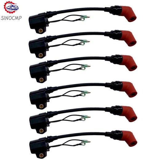 6X Heavy Duty Ignition Coil for Yamaha Outboard 6R3-85570-01-00 100-225HP NEW