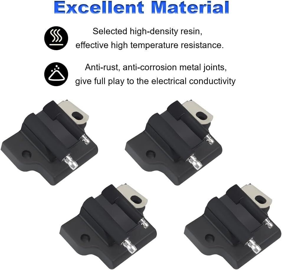 4 Ignition coils for Johnson Evinrude 18-5179 183-2508 outboard engine 582508- n