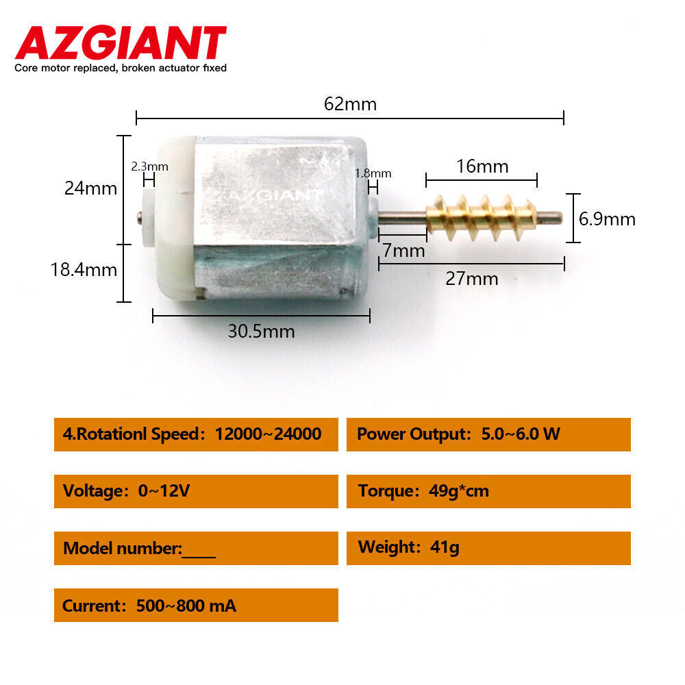 4061127500 Door lock actuator motor 1126199-00-A, suitable for Tesla Model X 2016-2020.