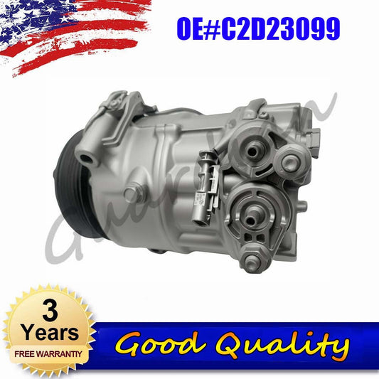 1PC New A/C Compressor C2D23099 For Sanden 1696 for Jaguar C2Z29597 DX23-19D629-FA
