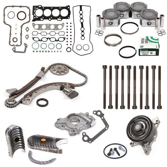 Engine Rebuild Kit Fit 2000-08 for Toyota Celica GT for Corolla MR2 for Chevrolet 1.8L 1ZZFE