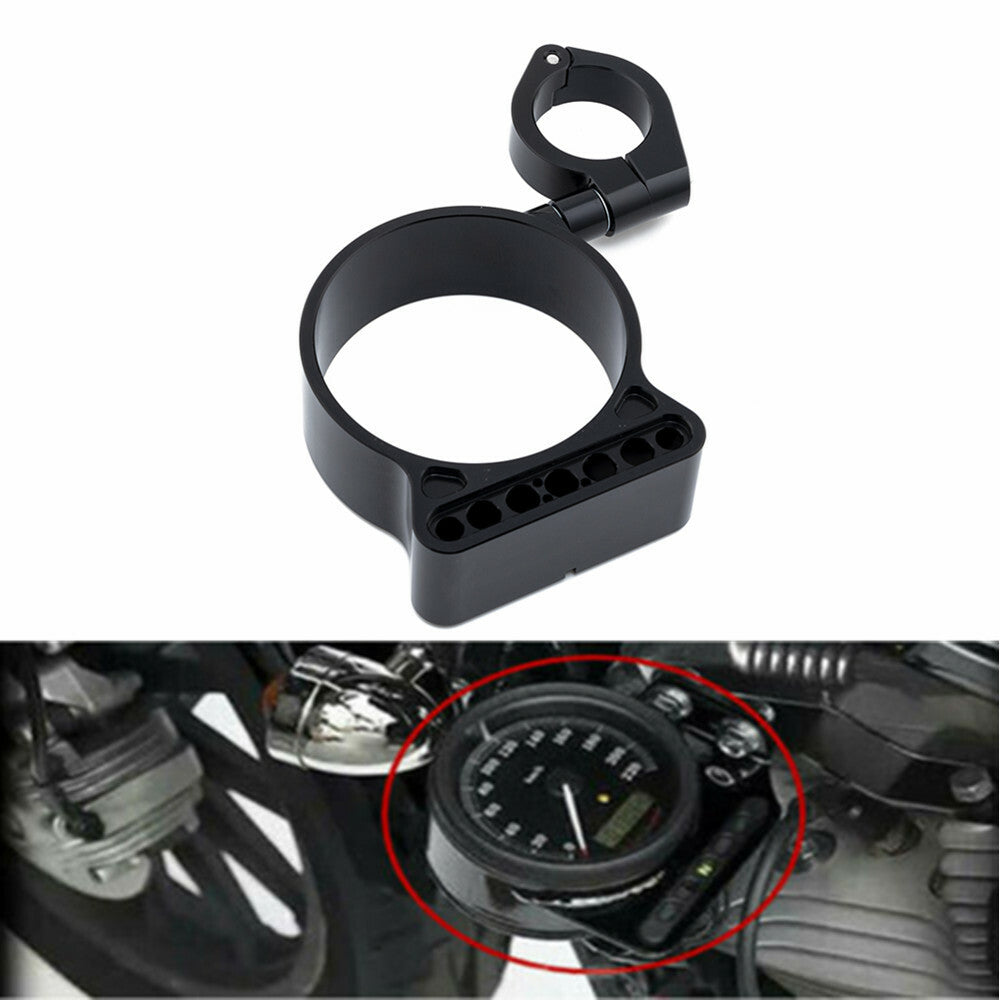 39mm/16 Side Mount Speedo Relocator Bracket for Harley Sportster XL883 1200 Q