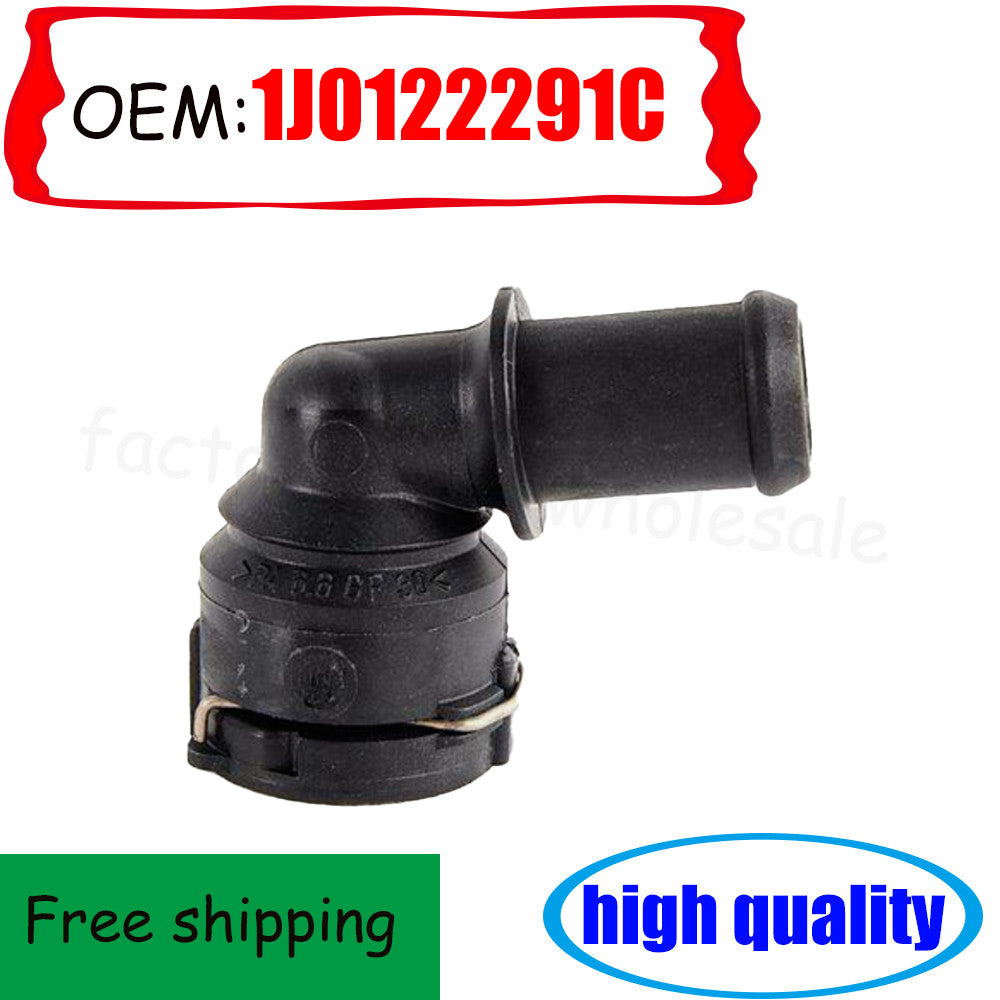 new coolant hose connector for 1998-2008 Beetle R32 Eos 1J0122291C- n