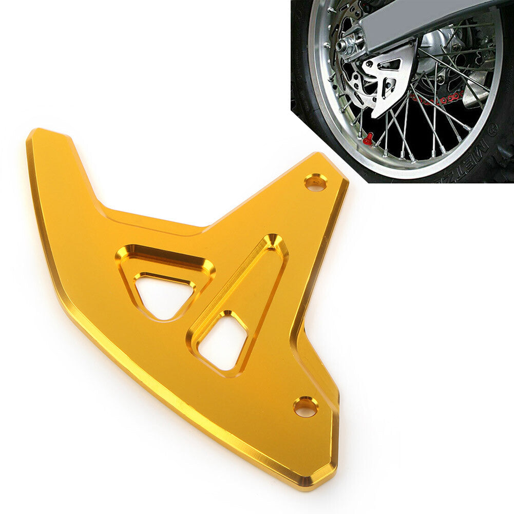 Gold Rear Brake Disc Guard Cover Protector for Suzuki DR-Z 400 SM DRZ400/S/E