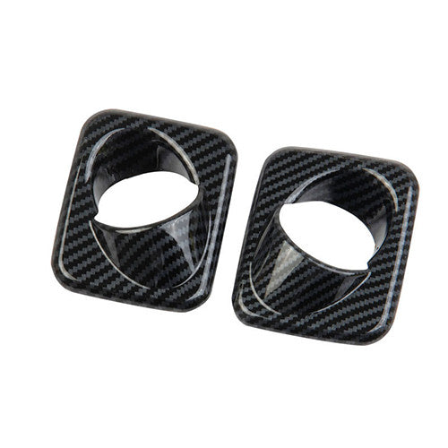Applicable to for Mazda CX-5 2017-2021, red alloy car interior steering wheel button decorative sticker - v