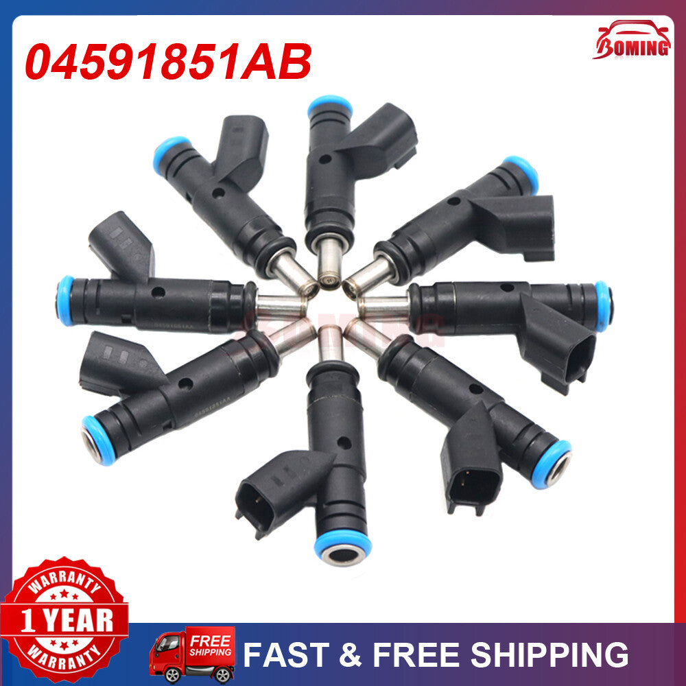 (8-pack) Fuel injectors for Dodge Charger Durango for Ram 1500 for Chrysler 300 04591851AB